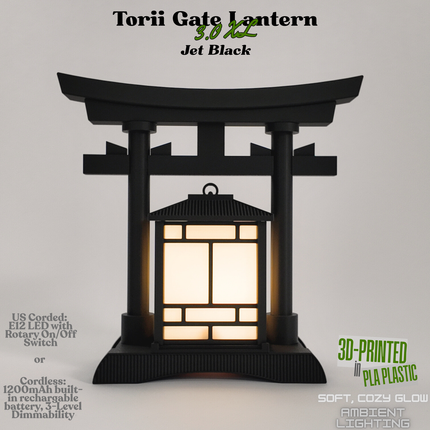 Japanese Torii Gate Lantern 3.0
