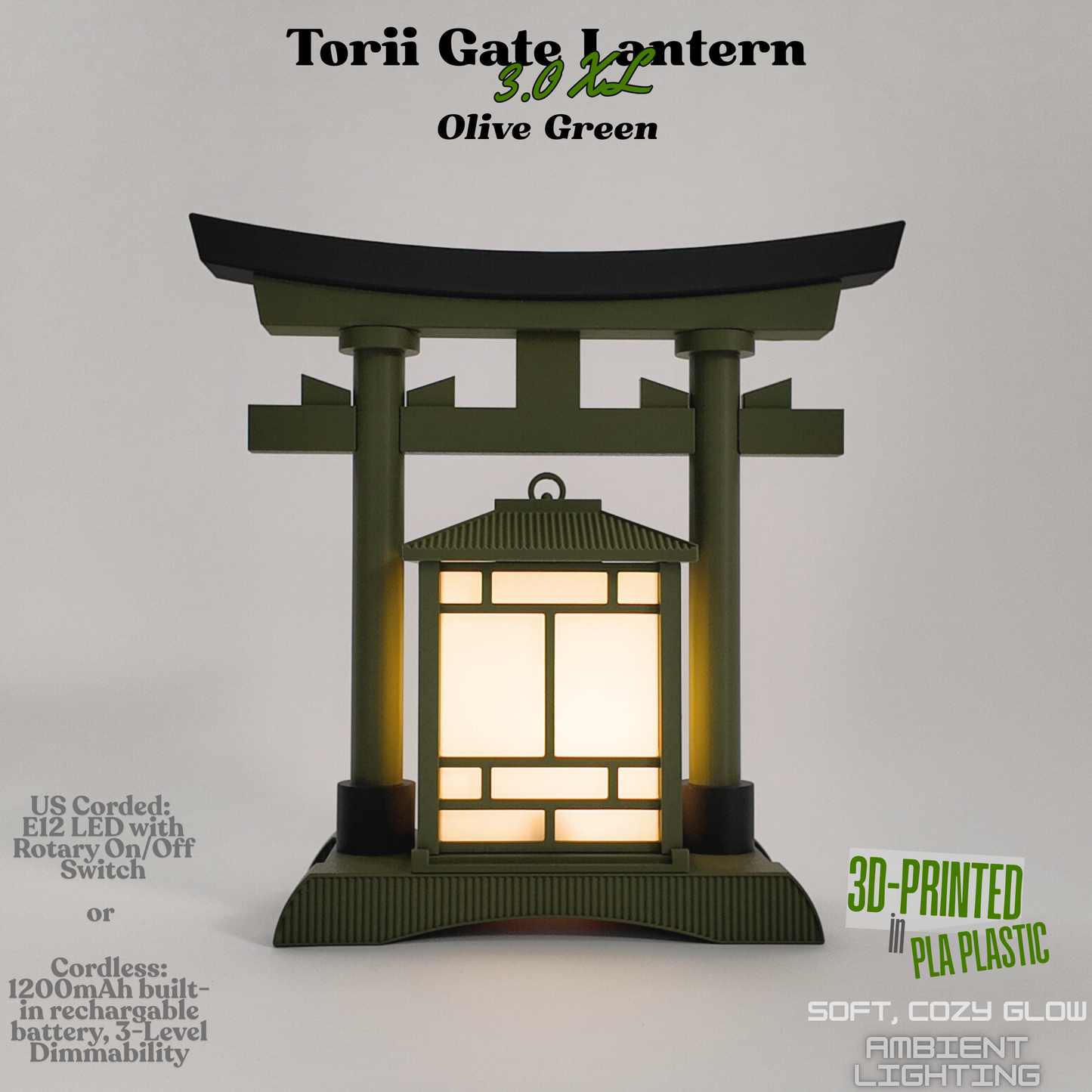 Japanese Torii Gate Lantern 3.0