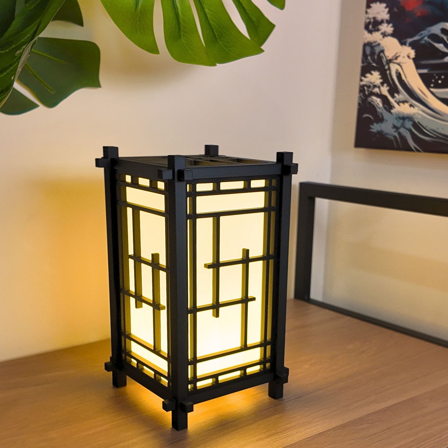 Japanese Shoji Style Lantern - Style 04 - Exquisite Japanese Decor for Home and Room | Unique Desk Lamp and Table Lamp Design | Mini Japanese Lantern Transforms Any Space