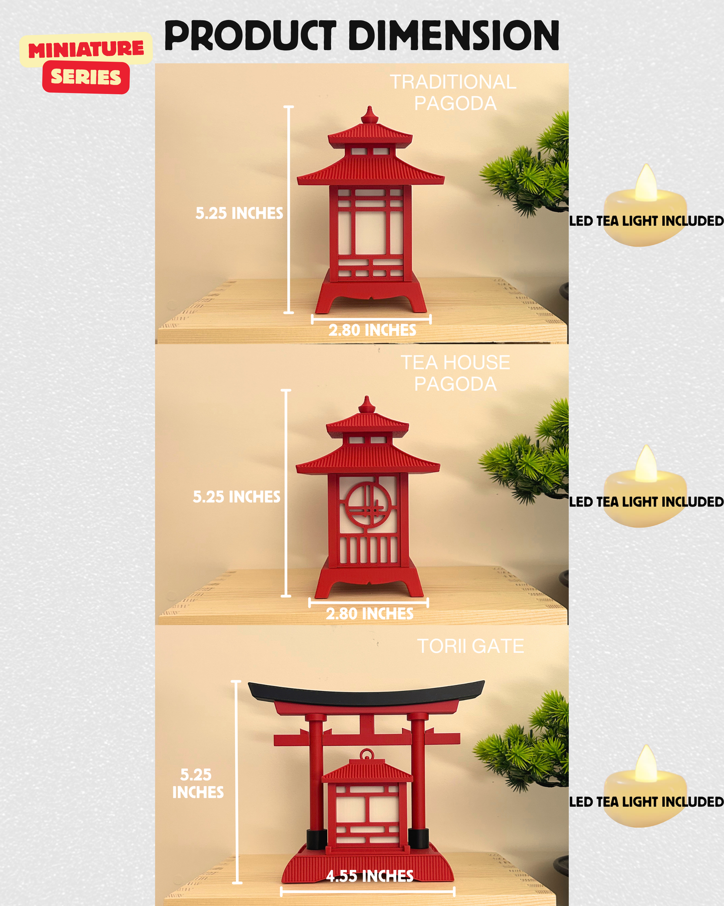 Miniature Japanese Lantern - Aura Edition