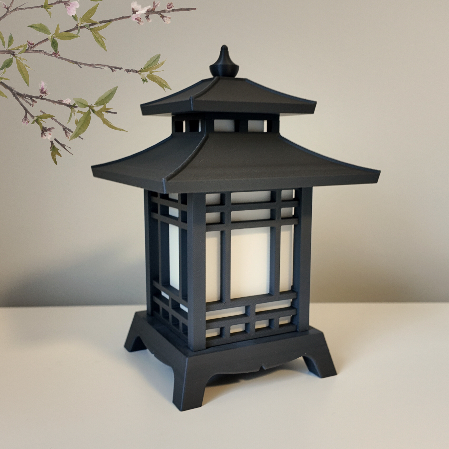 Japanese Pagoda Lantern - Exquisite Japanese Decor for Home and Room | Unique Desk Lamp and Table Lamp Design | Mini Pagoda Transforms Any Space