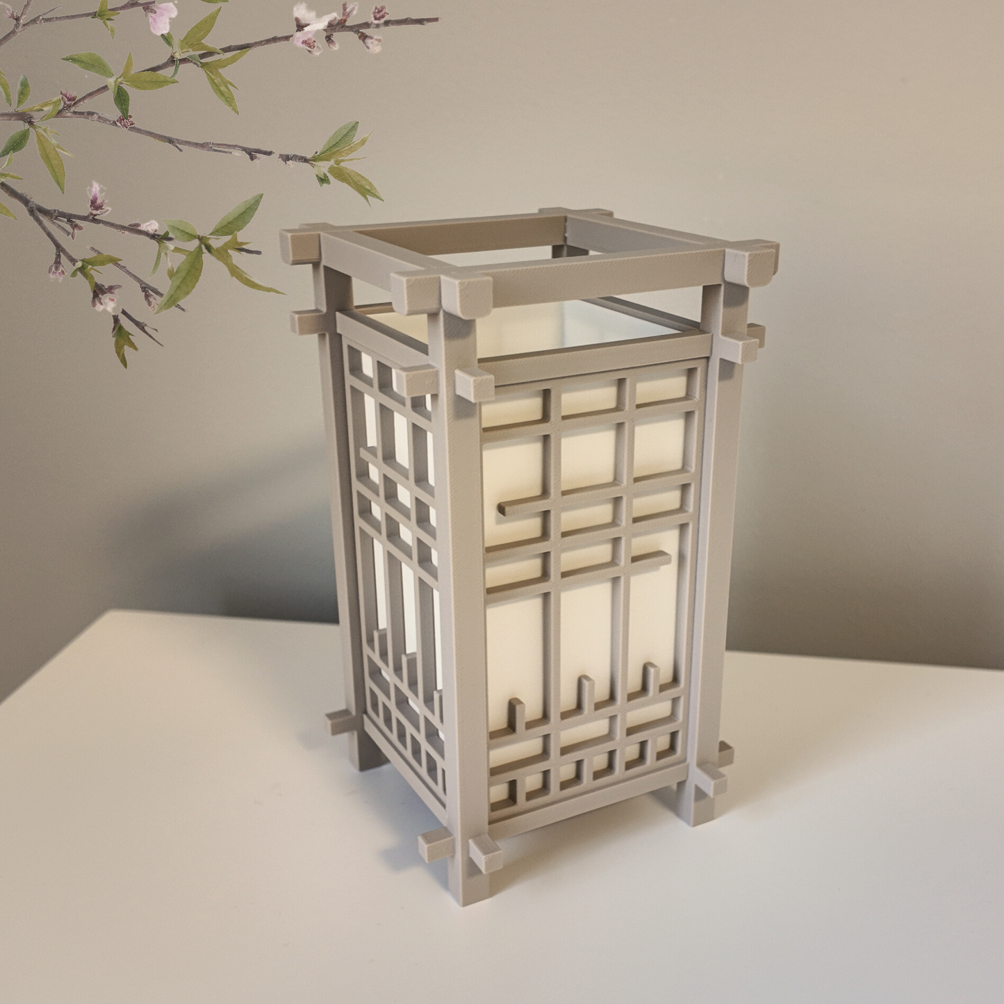 Japanese Shoji Style Lantern - Exquisite Japanese Decor for Home and Room | Unique Desk Lamp and Table Lamp Design | Mini Japanese Lantern Transforms Any Space