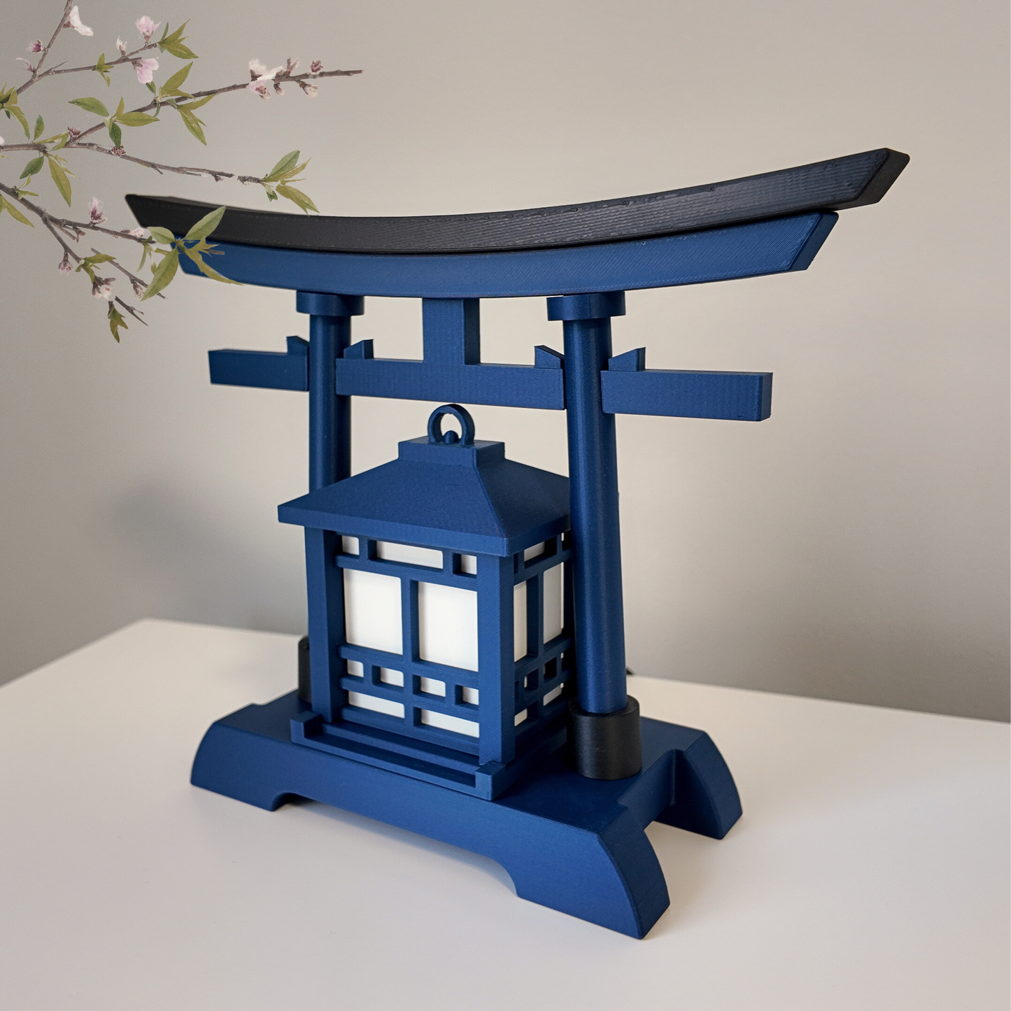 Japanese Torii Gate Lantern - Exquisite Japanese Decor for Home and Room | Unique Desk Lamp and Table Lamp Design | Mini Japanese Lantern Transforms Any Space