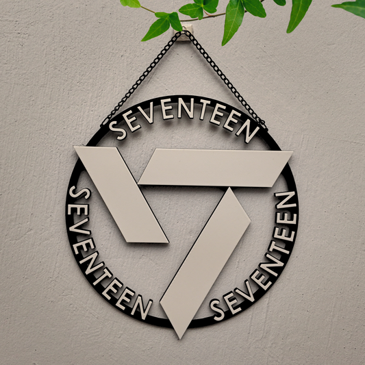 3D-Printed Seventeen Logo Wall Decor